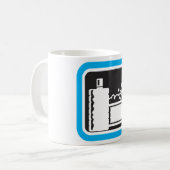 Blase Bath Icon Kaffee Tasse (Vorderseite Links)