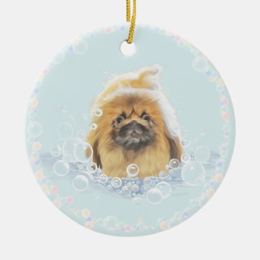 Blase Bath Keramik Ornament (Vorne)