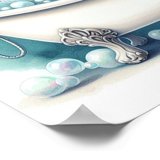 Blase Bath Sheep Poster (Ecke)