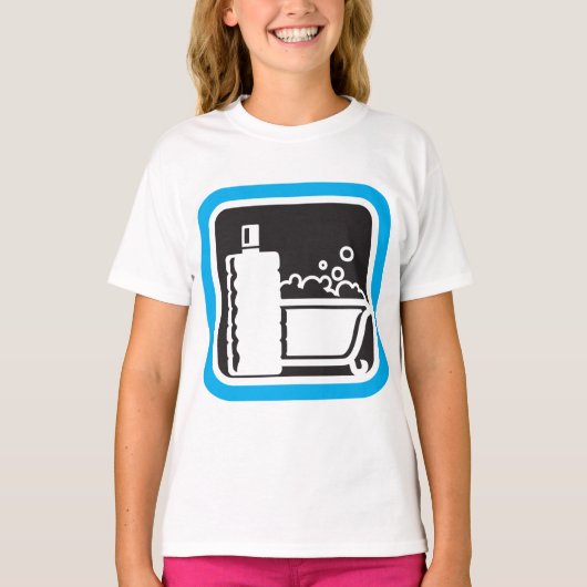Blase-Bath-Symbol-T - Shirt (Vorderseite)