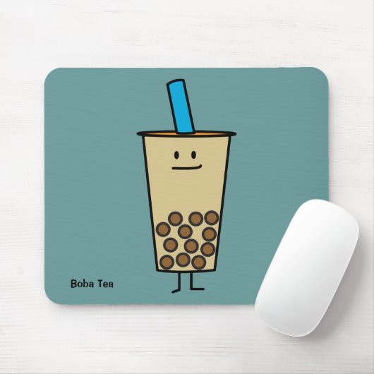 Blase Boba Perlen-Milch-Tee-Tapiokabälle Mousepad (Mit Mouse)