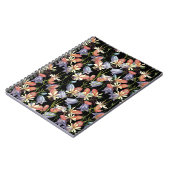 Blase Campion Glocken: Aquarellfarbene Blüten Notizblock (Linke Seite)