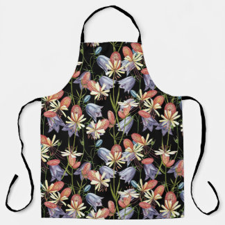 Blase Campion Glocken: Aquarellfarbene Blüten Schürze