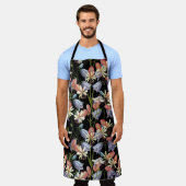 Blase Campion Glocken: Aquarellfarbene Blüten Schürze (Getragen)