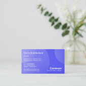 Blase Cloud - Shades Blue II Visitenkarte (Stehend Vorderseite)