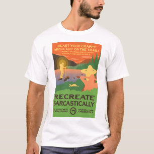 Blase deine verrückte Musik aus! - Recrea T-Shirt