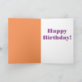 Blase die Kerzen aus! - Geburtskarte Karte (Innenseite)