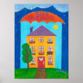Blase dieses Haus III Print Poster (Vorne)
