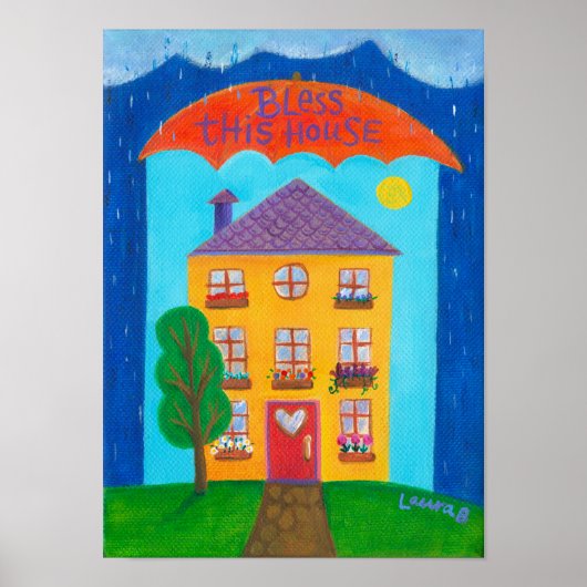 Blase dieses Haus III Print Poster (Vorne)