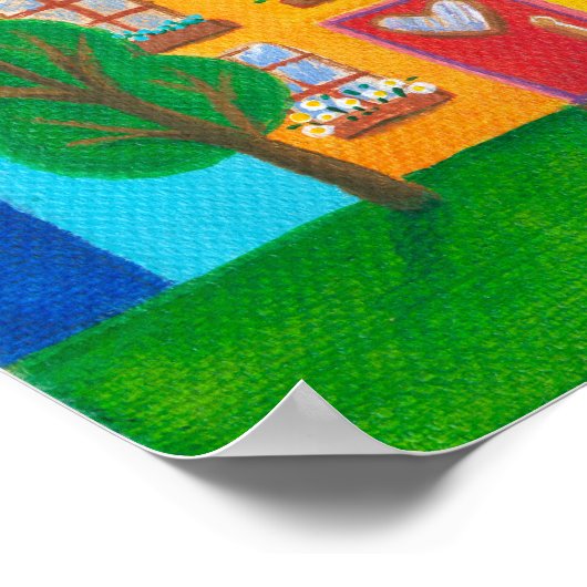 Blase dieses Haus III Print Poster (Ecke)