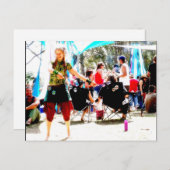 Blase Fun POSTCARD Postkarte (Vorne/Hinten)