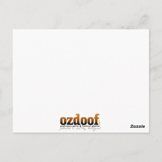 Blase Fun POSTCARD Postkarte (Rückseite)