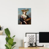 Blase Gum Diva in einem Strohhut Poster (Heimbüro)