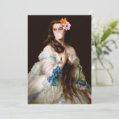 Blase Gum Diva mit zwei Blume Dankeskarte (Stehend Vorderseite)