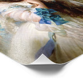 Blase Gum Diva mit zwei Blume Fotodruck (Ecke)