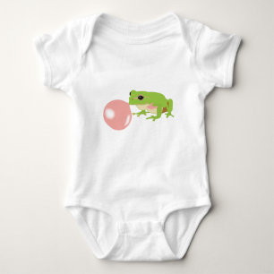 Blase Gum Frosch blasen Blase Baby Strampler