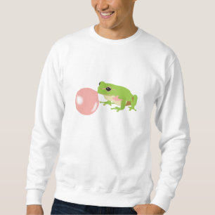 Blase Gum Frosch blasen Blase Sweatshirt