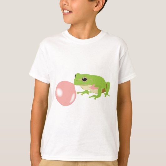 Blase Gum Frosch blasen Blase T-Shirt (Vorderseite)