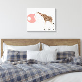 Blase Gum Giraffe Blasen Blase Leinwanddruck (Insitu (Schlafzimmer))