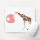 Blase Gum Giraffe Blasen Blase Mousepad (Mit Mouse)