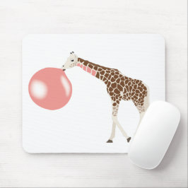 Blase Gum Giraffe Blasen Blase Mousepad