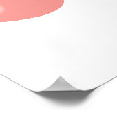 Blase Gum Giraffe Blasen Blase Poster (Ecke)