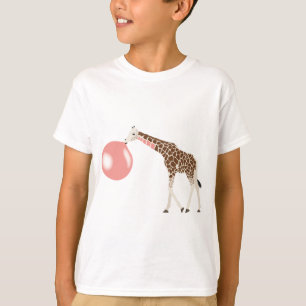 Blase Gum Giraffe Blasen Blase T-Shirt