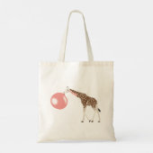 Blase Gum Giraffe Blasen Blase Tragetasche (Rückseite)