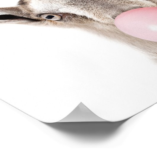 Blase Gum Goat Wall Print Poster (Ecke)