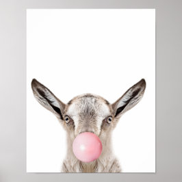 Blase Gum Goat Wall Print Poster