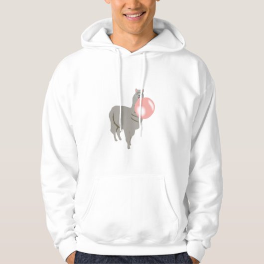 Blase Gum Llama Blasblase Hoodie (Vorderseite)