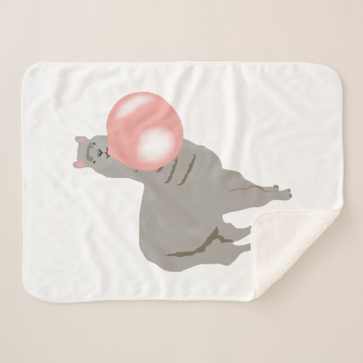 Blase Gum Llama Blasblase Sherpadecke (Vorderseite (Horizontal))