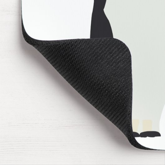 Blase Gum Pinguin Blasen Blase Mousepad (Ecke)