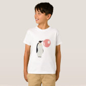 Blase Gum Pinguin Blasen Blase T-Shirt (Vorne ganz)