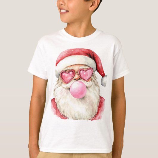 Blase Gum Santa Vintag Style T-Shirt (Vorderseite)