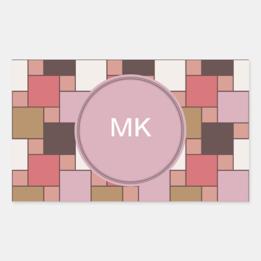 Blase Gum Sorbet Rechteckiger Aufkleber (Vorderseite)