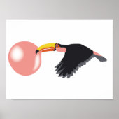 Blase Gum Toucan blasen Blase Poster (Vorne)