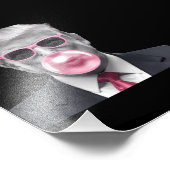 Blase Gum Trump Donald Trump 2024 Wahl für Trump Fotodruck (Ecke)