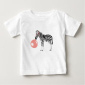 Blase Gum Zebra Blasen Blase Baby T-shirt (Vorderseite)