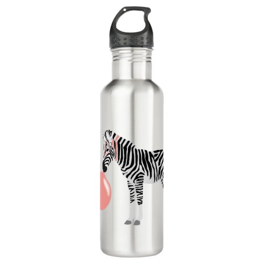 Blase Gum Zebra Blasen Blase Edelstahlflasche (Vorderseite)