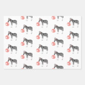 Blase Gum Zebra Blasen Blase Geschenkpapier Set (Vorderseite 3)