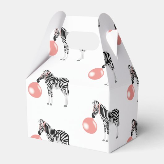Blase Gum Zebra Blasen Blase Geschenkschachtel (Rückseite)