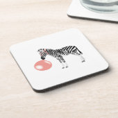 Blase Gum Zebra Blasen Blase Getränkeuntersetzer (Linke Seite)