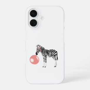 Blase Gum Zebra Blasen Blase iPhone 16 Hülle