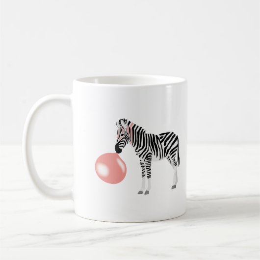 Blase Gum Zebra Blasen Blase Kaffeetasse (Links)