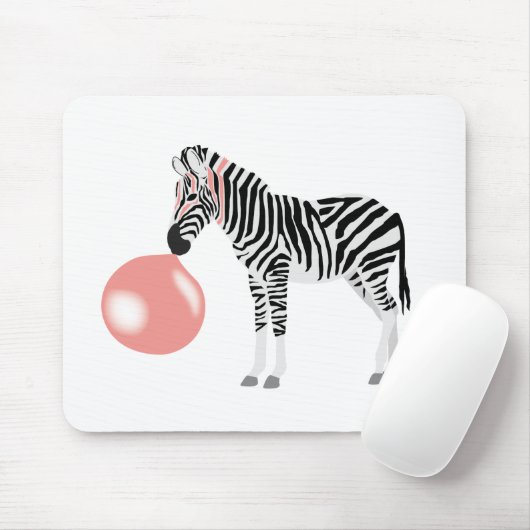 Blase Gum Zebra Blasen Blase Mousepad (Mit Mouse)