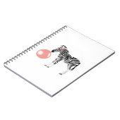 Blase Gum Zebra Blasen Blase Notizblock (Linke Seite)