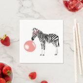 Blase Gum Zebra Blasen Blase Serviette (Beispiel)