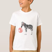 Blase Gum Zebra Blasen Blase T-Shirt (Vorderseite)