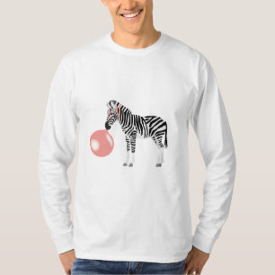 Blase Gum Zebra Blasen Blase T-Shirt